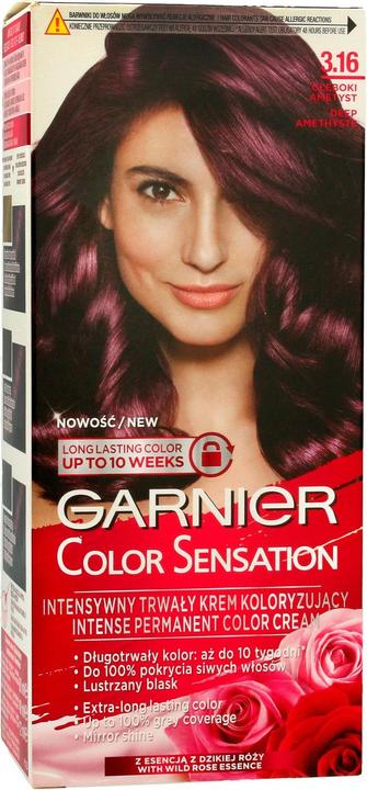 Garnier Colour Sensation Hair Dye 3.16 Deep Amethyst (3.16 Deep Amethyst)