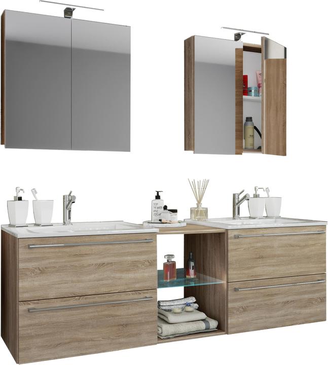Image du produit VCM 3.pcs. double lavabo Badinos XXL