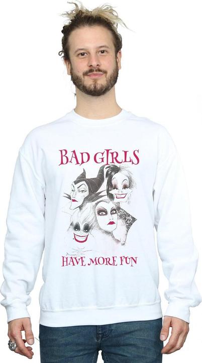Actual product image Disney Mens Bad Girls Have More Fun Sweatshirt (L)