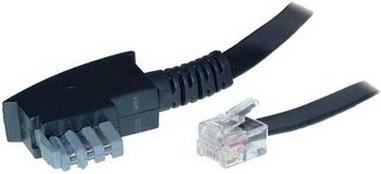 Produktbild S-Conn Anschlusskabel 6 mtr TAE-N/Western 6/6 6 adrig