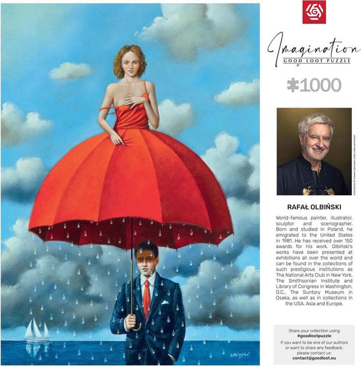 Actual product image Good Loot Rafal Olbinski Imagination Puzzle Defence Against Banality (1000 pieces) (1000 pieces)