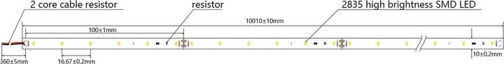Immagine prodotto Synergy 21 Striscia LED Flex ULS bianco neutro DC 24V 140W IP20 10m (Bianco neutro, 1000 cm, Interno, Esterno)