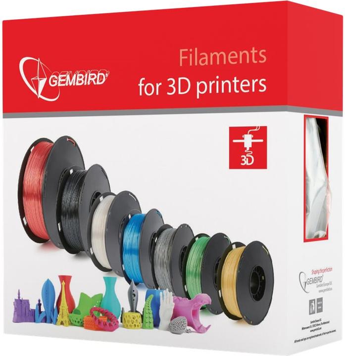 Produktbild Gembird Filamentcassette PLA schmale Spule (PLA, 1.75 mm, 1000 g, Violett)