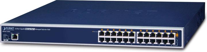 Planet Hub iniettore 12 porte GB 802.3at POE+ (802,3at (PoE+), 360 W)