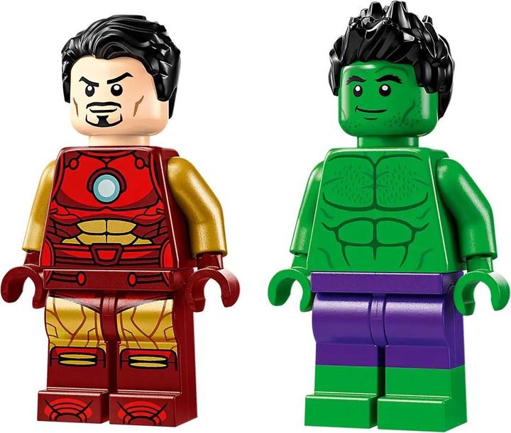 Actual product image LEGO Iron Man with bike and the Hulk (76287, LEGO Marvel)