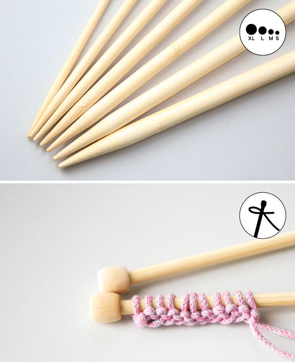 Produktbild Lalana Stricknadeln 4 mm, 2 Stück