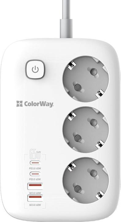 Colorway Cable Power Socket | CW-CHE34PDW