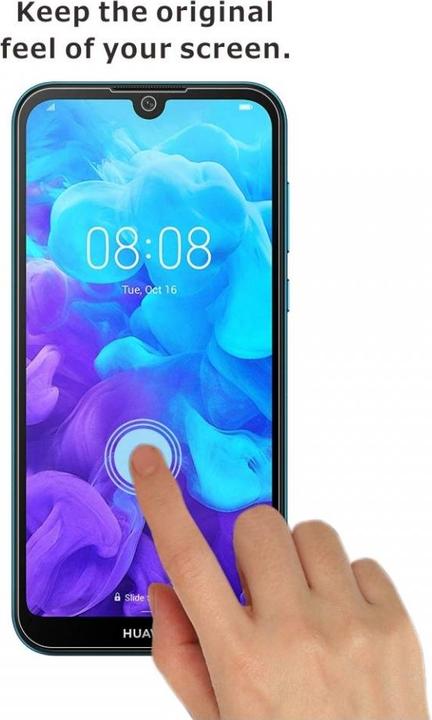 Actual product image Screenguard Huawei Y5 2019 bulletproof glass protective film Case Friendly Design (1 Piece, Huawei Y5 (2019))