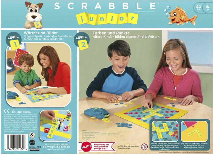 Actual product image Mattel Games Scrabble Junior (German)