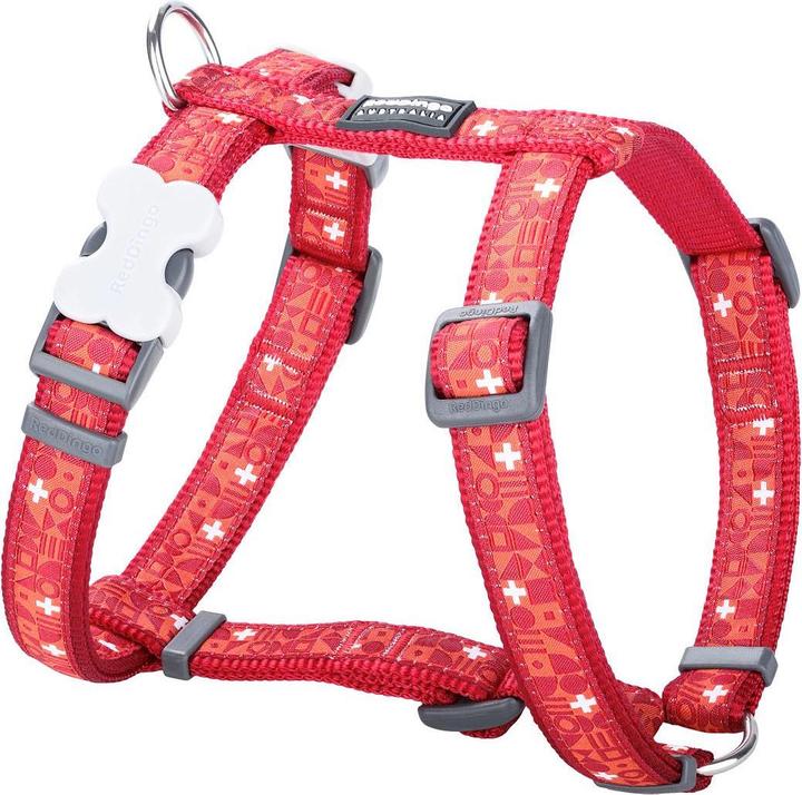Image du produit Red Dingo Harnais pour chien Swiss Cross, rouge, S (S, Chien, Sport canin)