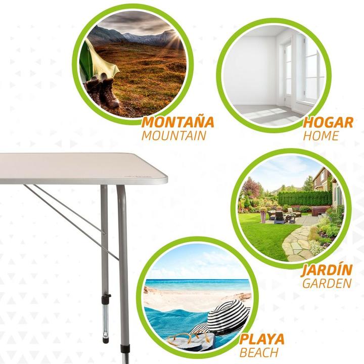 Image du produit Aktive Tisch Biegsam Camping 80 x 69 x 60 cm