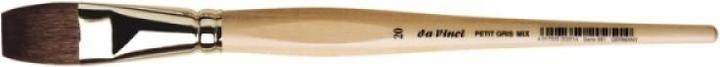 Actual product image da Vinci Brush PETIT GRIS MIX Series 991 flat size 20 (22 mm)