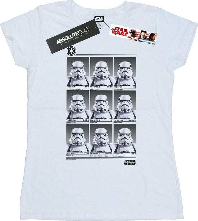Actual product image Star Wars Womens/Ladies Stormtrooper Yearbook Cotton T-Shirt (S)