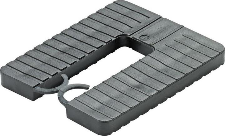 Produktbild Roto GLUSKE Euroklick Distanzplatte mit Sperrhaken 65 x 52,5 x 1 mm, weiss, 1000 Stk (100 Stk.)