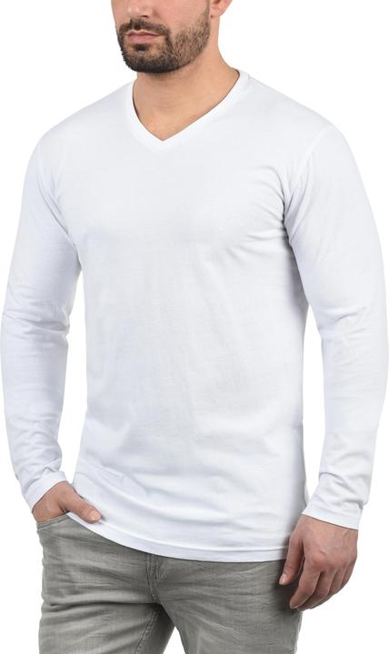 Immagine prodotto Solid Beda Maglia Maglie A Maniche Lunghe Da Uomo Con Collo A V (S)