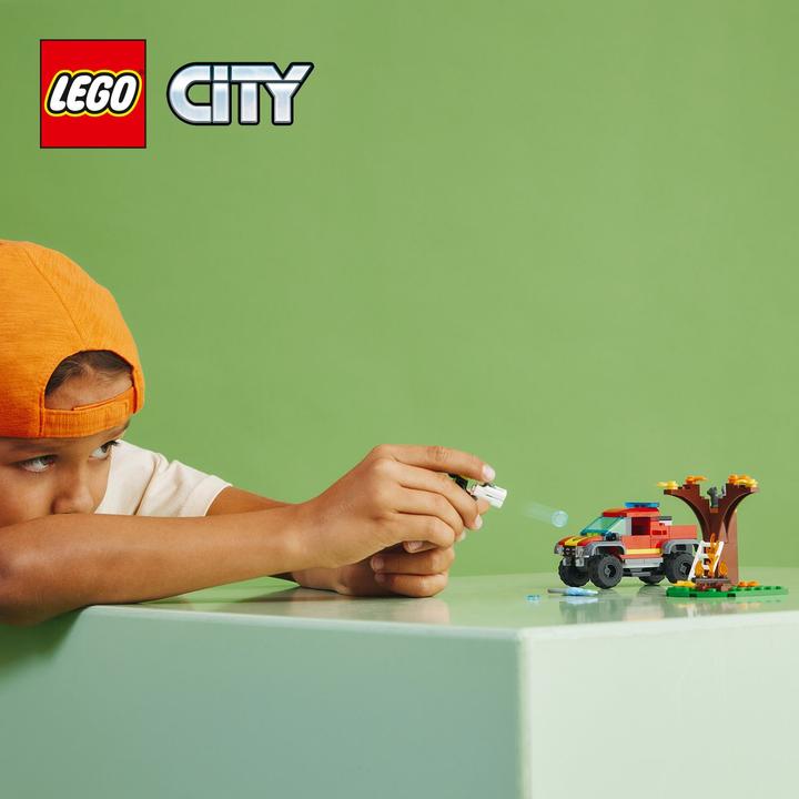 Actual product image LEGO 60393 Fire brigade pick-up truck (60393, LEGO City)