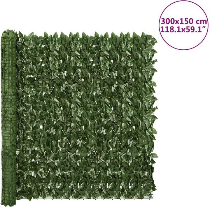 Image du produit VidaXL Pare-vue de balcon avec feuilles (150 cm)