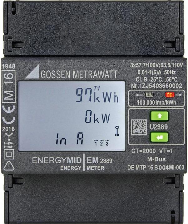 Produktbild Gossen Drehstromzähler