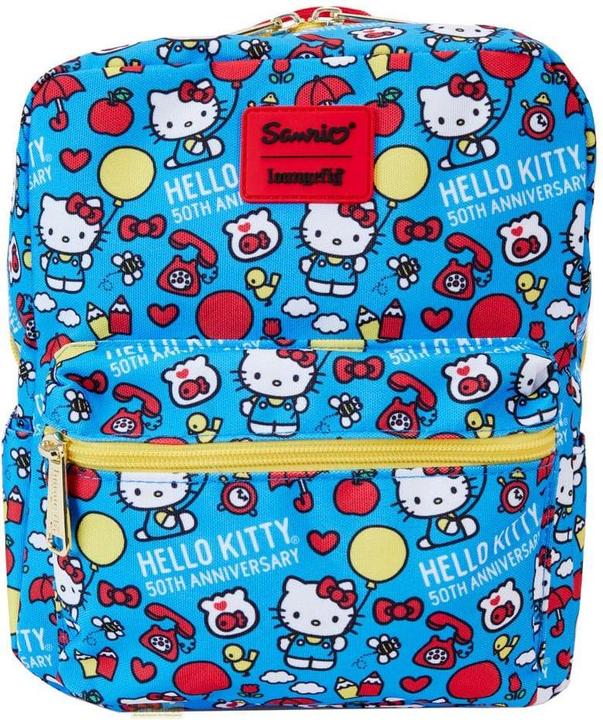 Produktbild Loungefly Hello Kitty by Mini-Rucksack 50th Anniversary AOP