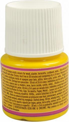 Immagine prodotto Pebeo Deco Colore acrilica opaco (Giallo sole, 45 ml)