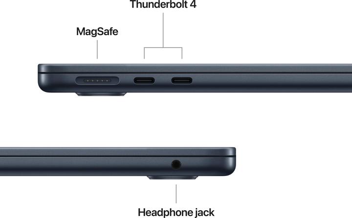 Actual product image Apple MacBook Air – 2025 (13.60", M4, 32 GB, 1000 GB, DE)