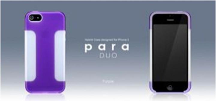 Image du produit more. Para Duo Hybridcase pour iPhone 5/5S/SE Purple (Apple iPhone 5s, Apple iPhone 5, Apple iPhone SE)