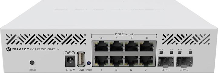 Image du produit MikroTik CRS310-8G+2S+IN (10 Ports)