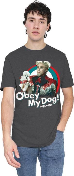 Actual product image Zoolander Unisex Adult Obey My Dog T-Shirt (XXL)