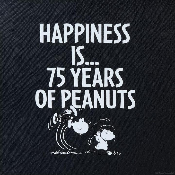Actual product image Loungefly Peanuts by Mini Backpack 75th Anniversary