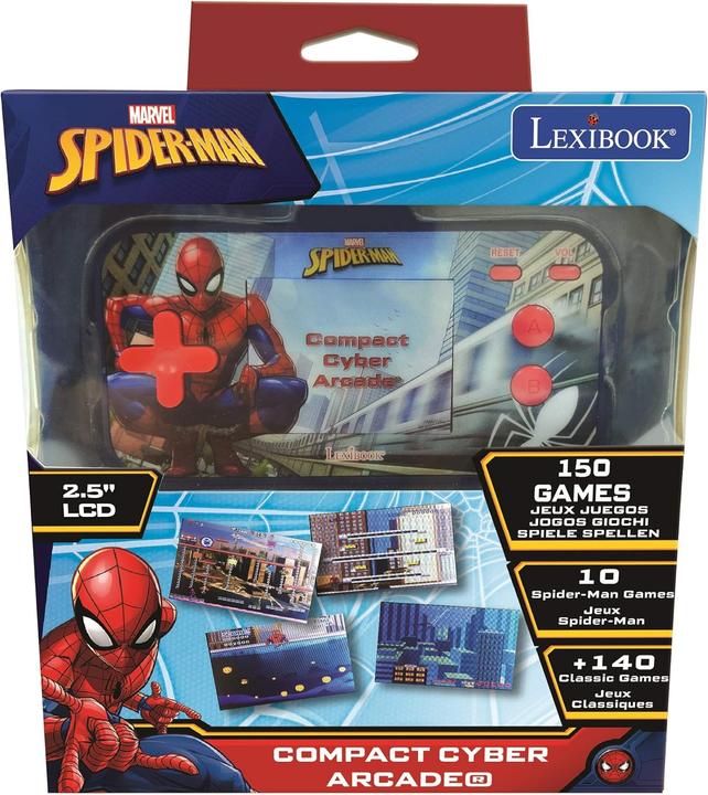 Immagine prodotto Lexibook Console portatile Compact Cyber Arcade Spider-Man (JL2367SP)