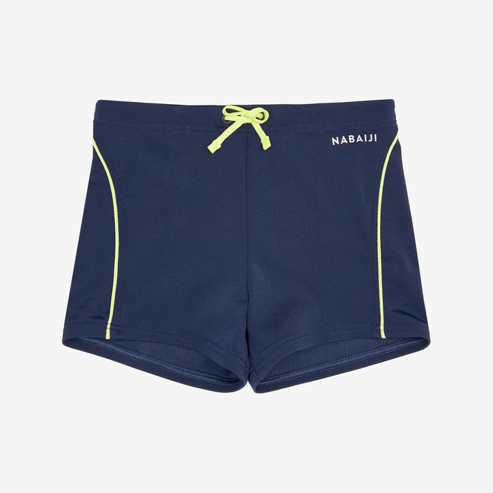 Produktbild Nabaiji Badehose Boxer Jungen - 100 Plus dunkelblau (10, 11, 12)