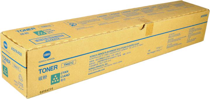 Actual product image Konica Minolta Minolta TN-621C - Cyan - Original - Toner cartridge (C)