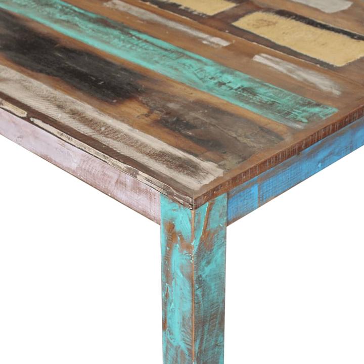 Actual product image VidaXL Esstisch Altholz 80x82x76 cm,Farbe: Mehrfarbig,Material (80 x 82 x 76 cm)