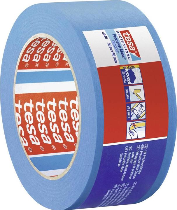 Produktbild tesa Präzisionskrepp® UV PLUS 50m:50mm (50 mm)