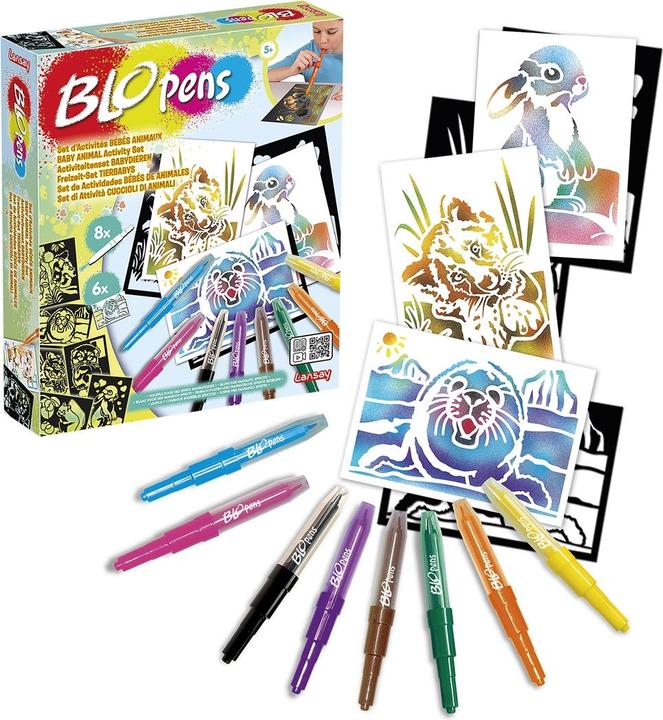 Immagine prodotto Blopens Set di penne spray per bambini animali