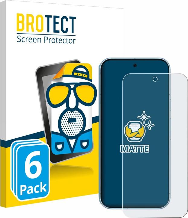 Actual product image BROTECT Anti-glare film Screen protector Matt screen protector film (6 Piece, Google Pixel 9 Pro XL)