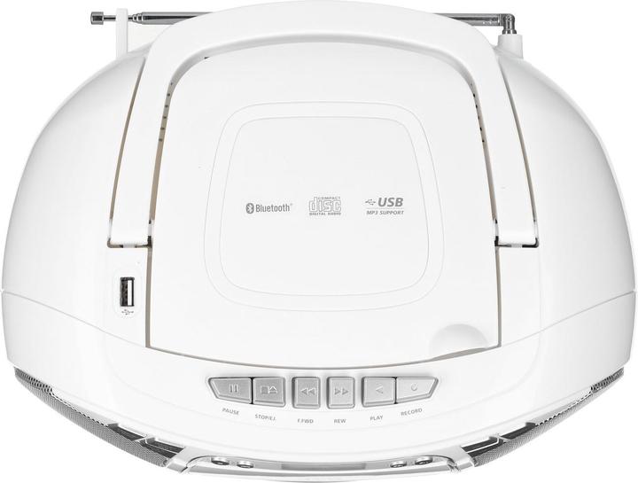 Actual product image JVC RC-E451W CD player Portable CD player White (VHF, Bluetooth)