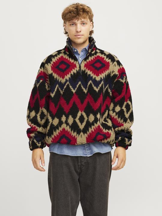 Produktbild Jack & Jones Einfarbig Fleece Sweatshirt Fleece Sweatshirt (XL)