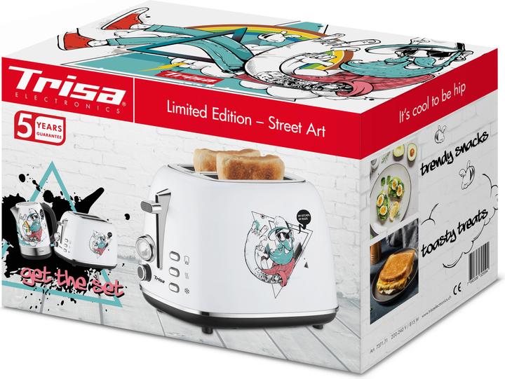 Actual product image Trisa Toaster street art