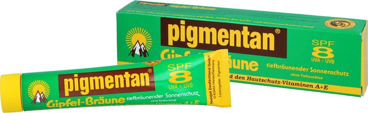 Immagine prodotto Pigmentan Crema solare Summit Tan SPF 8, 50 ml Crema (Crema solare, Fino a SPF 10, 50 ml)