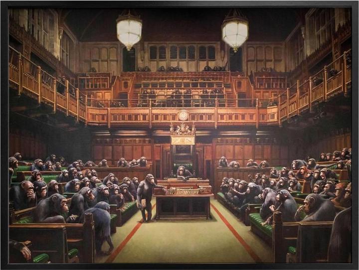 Actual product image Trenddeko Devolved Parliament (100 x 80 cm)