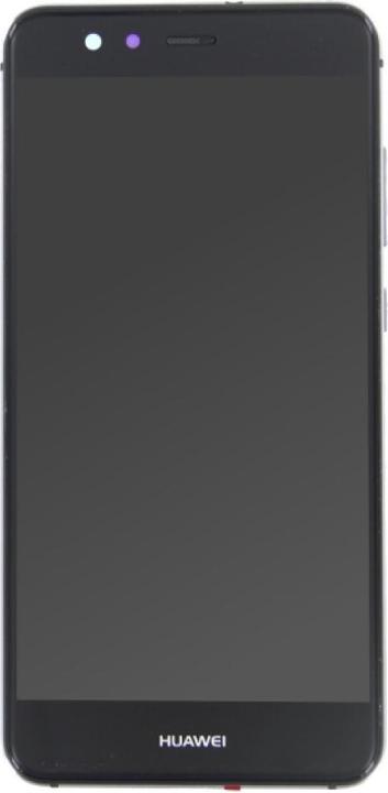 Produktbild OEM Display-Einheit + Rahmen für Huawei P10 Lite schwarz (Display, Huawei P10 Lite)
