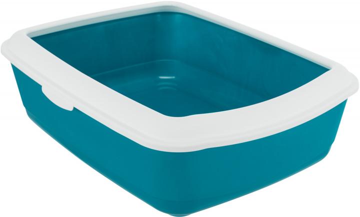Actual product image Trixie Cat litter tray Classic with rim, 37 x 15 x 47 cm (Cat litter tray open)