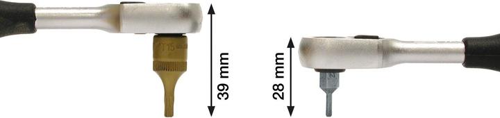 Produktbild HAZET Umschaltknarre für Bits 2264-1 ∙ Sechskant8 mm (5/16 Zoll) (5/16")