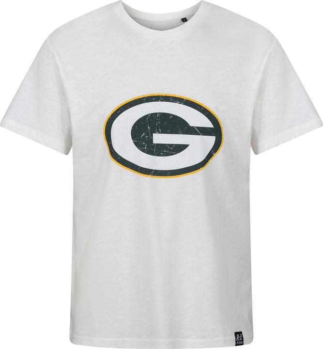 Recovered Re:Covered Shirt - NFL Green Bay Packers ecru weiss - L (L)