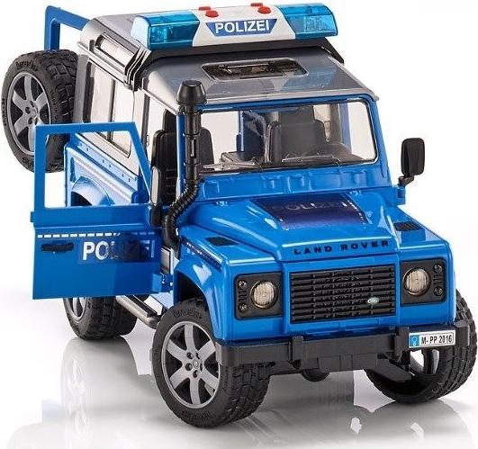 Actual product image Bruder Land Rover Defender police vehicle