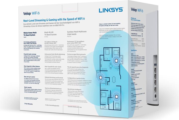 Produktbild Linksys Mesh-System AX4200-EU