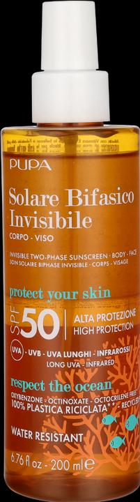 Immagine prodotto Pupa Milano Solaire Bi-Fase SPF50 (Spray solare, SPF 50, 200 ml)