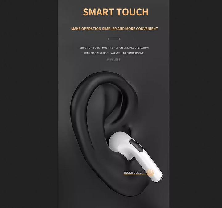 Actual product image PhoneLook Écouteurs Pro 6 Bluetooth 5.0 Super Bass sans fil Earbuds design rond menthe (4 h, Wireless)