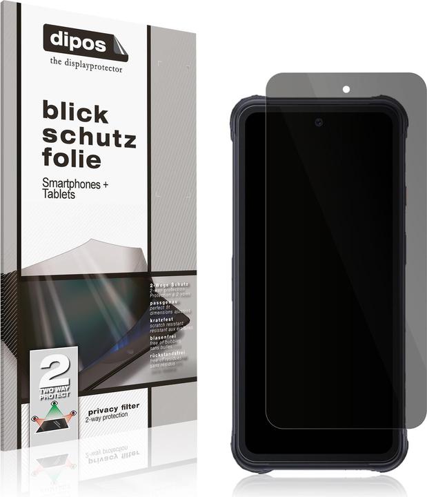 Produktbild Dipos Blickschutzfolie 2-Way Anti-Shock (1 Stück, Cubot KingKong Power)